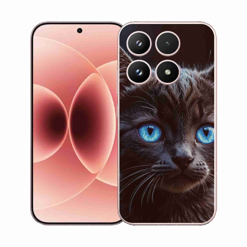 Gélový kryt mmCase na Xiaomi 17 - čierne mačiatko 2