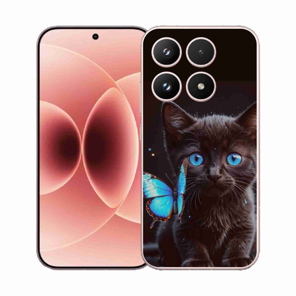 Gélový kryt mmCase na Xiaomi 17 - čierne mačiatko 3