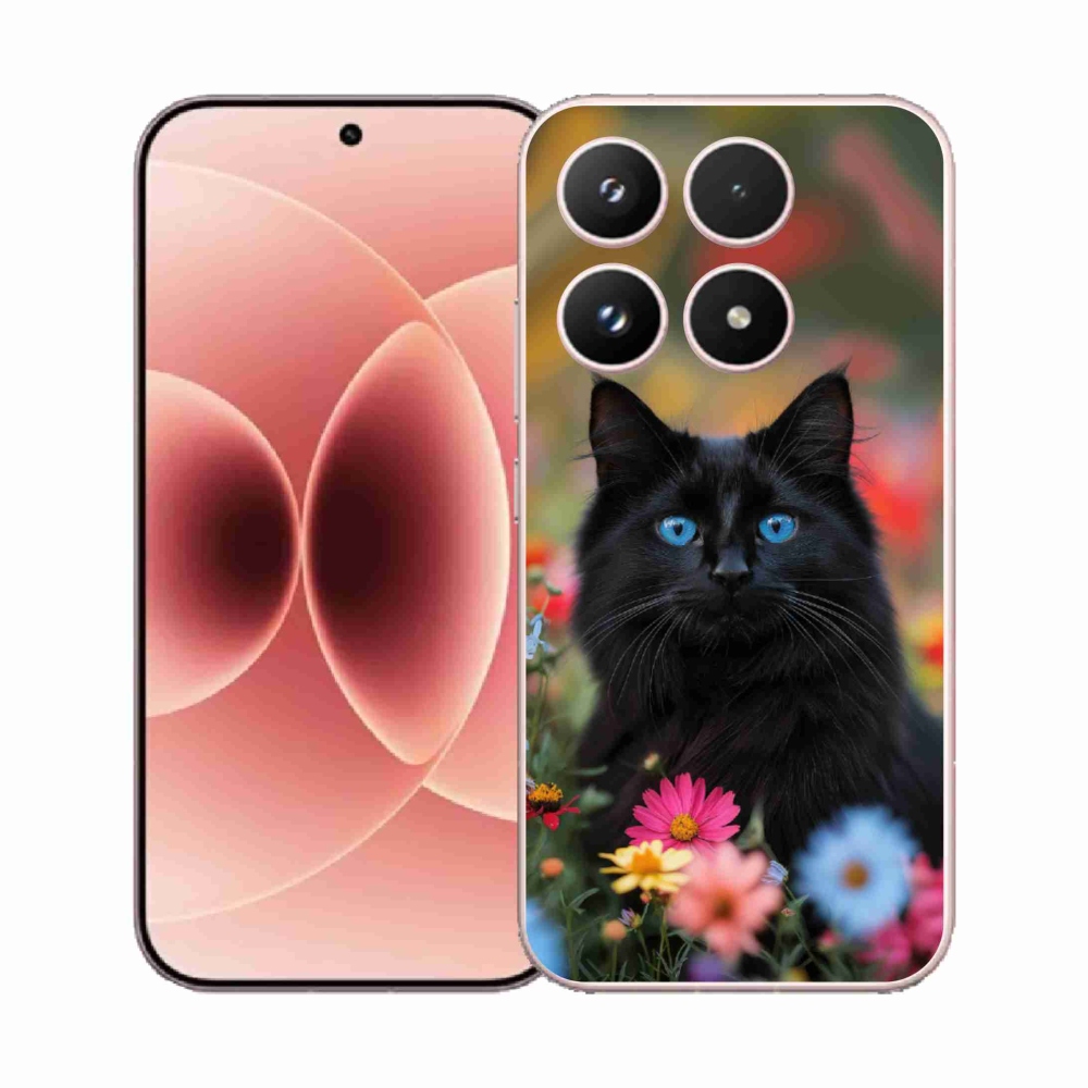 Gélový kryt mmCase na Xiaomi 17 - čierne mačiatko 4