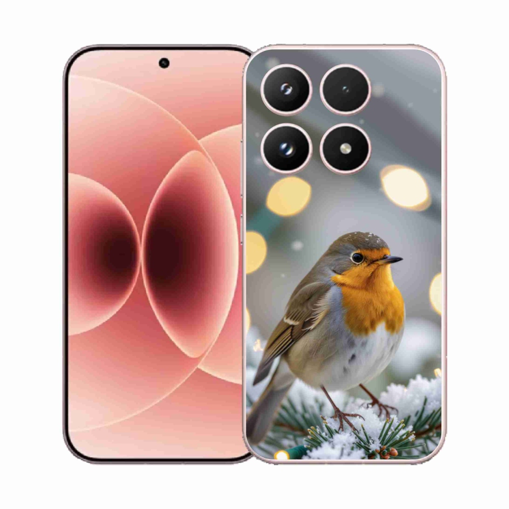 Gélový kryt mmCase na Xiaomi 17 - červienka v zime