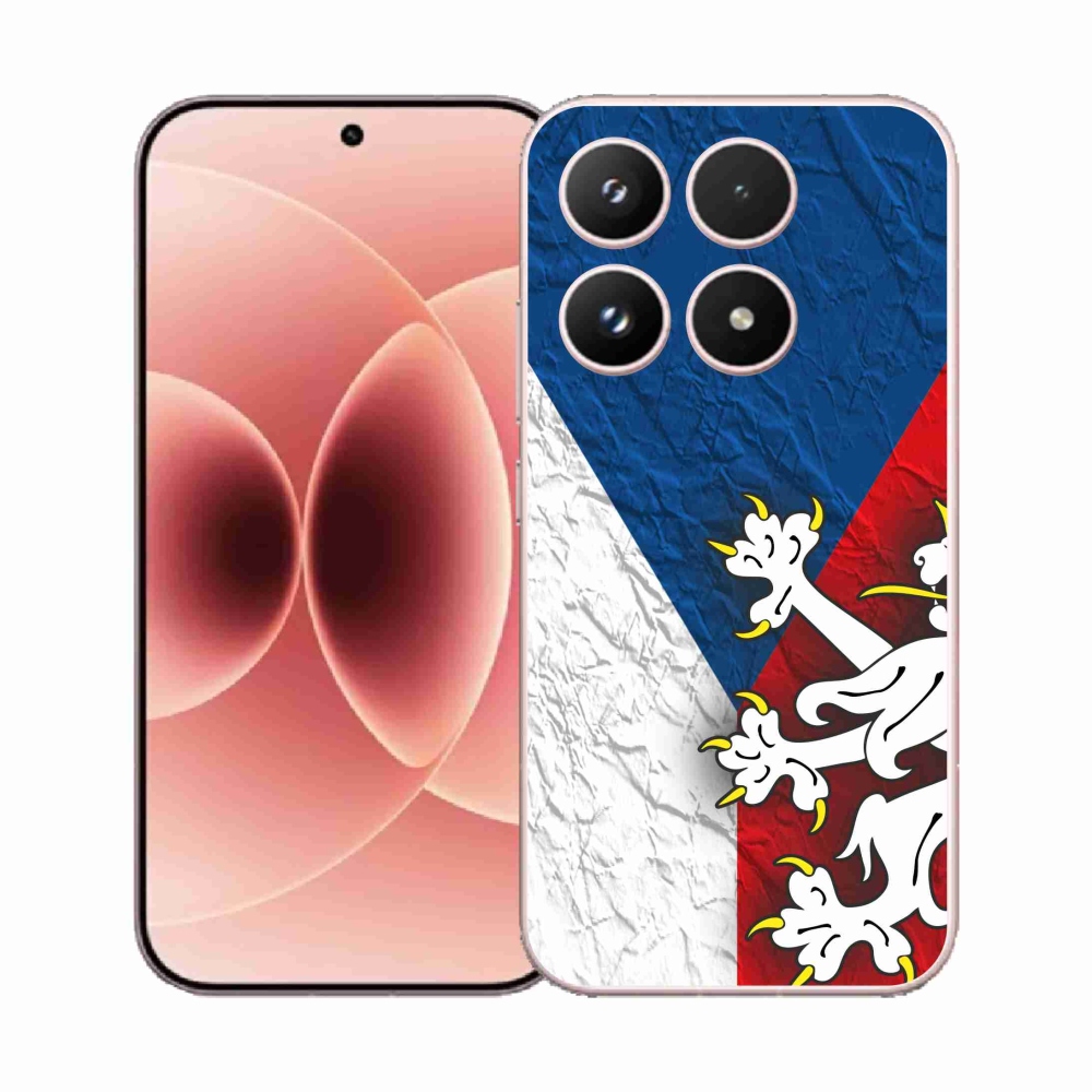 Gélový kryt mmCase na Xiaomi 17 - česká vlajka 1