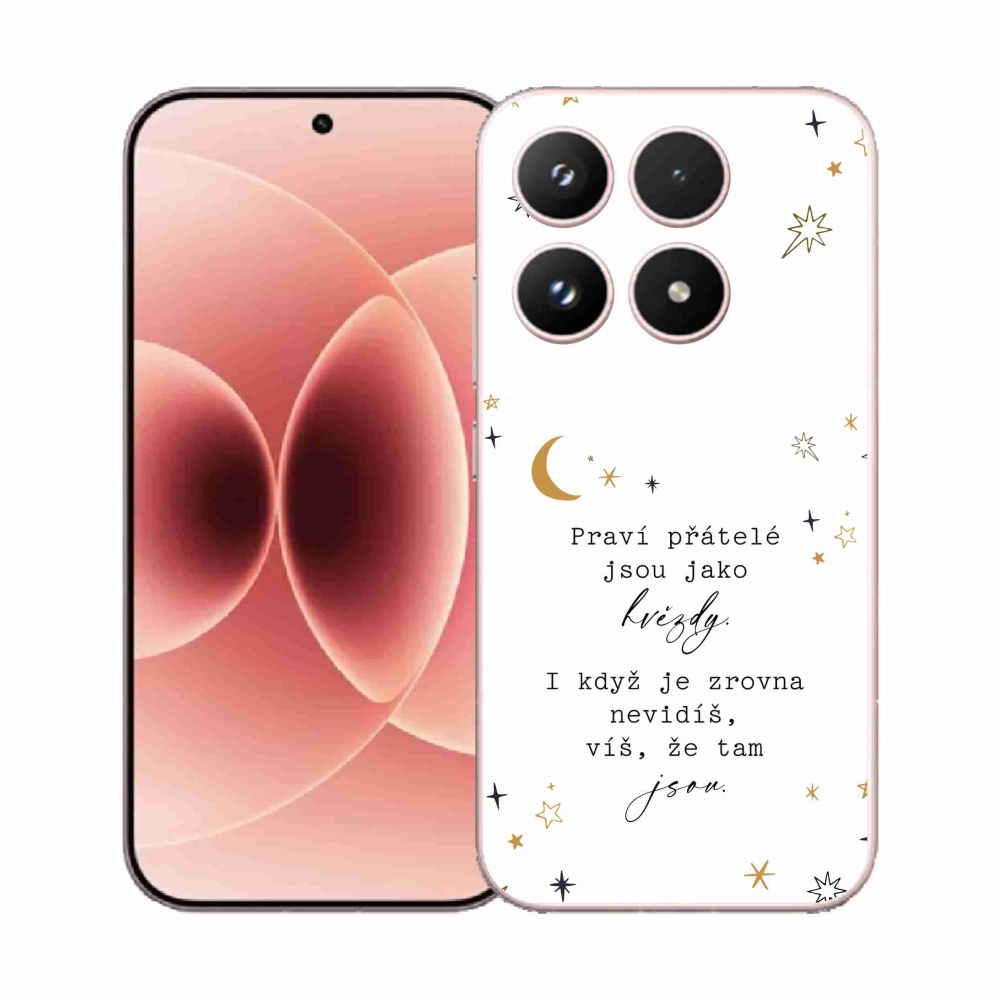 Gélový kryt mmCase na Xiaomi 17 - citát 6 biele pozadie