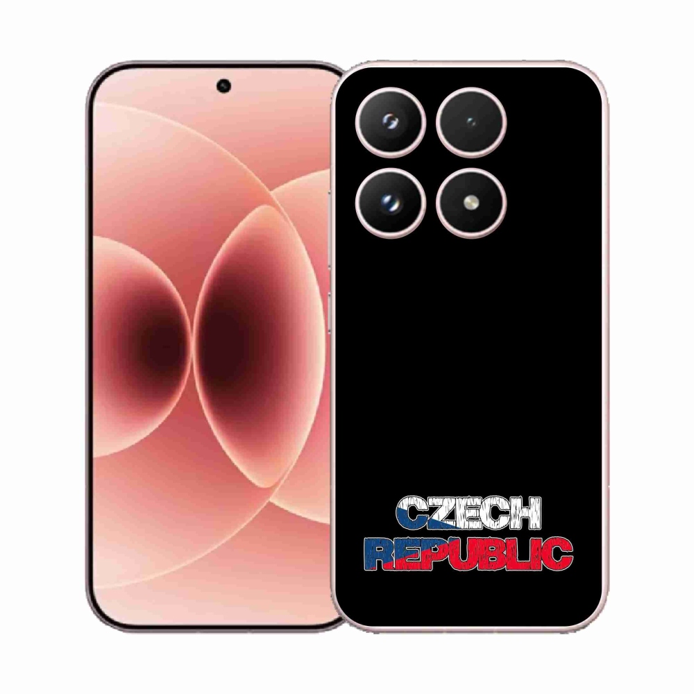 Gélový kryt mmCase na Xiaomi 17 - Slovak Republic čierne pozadie