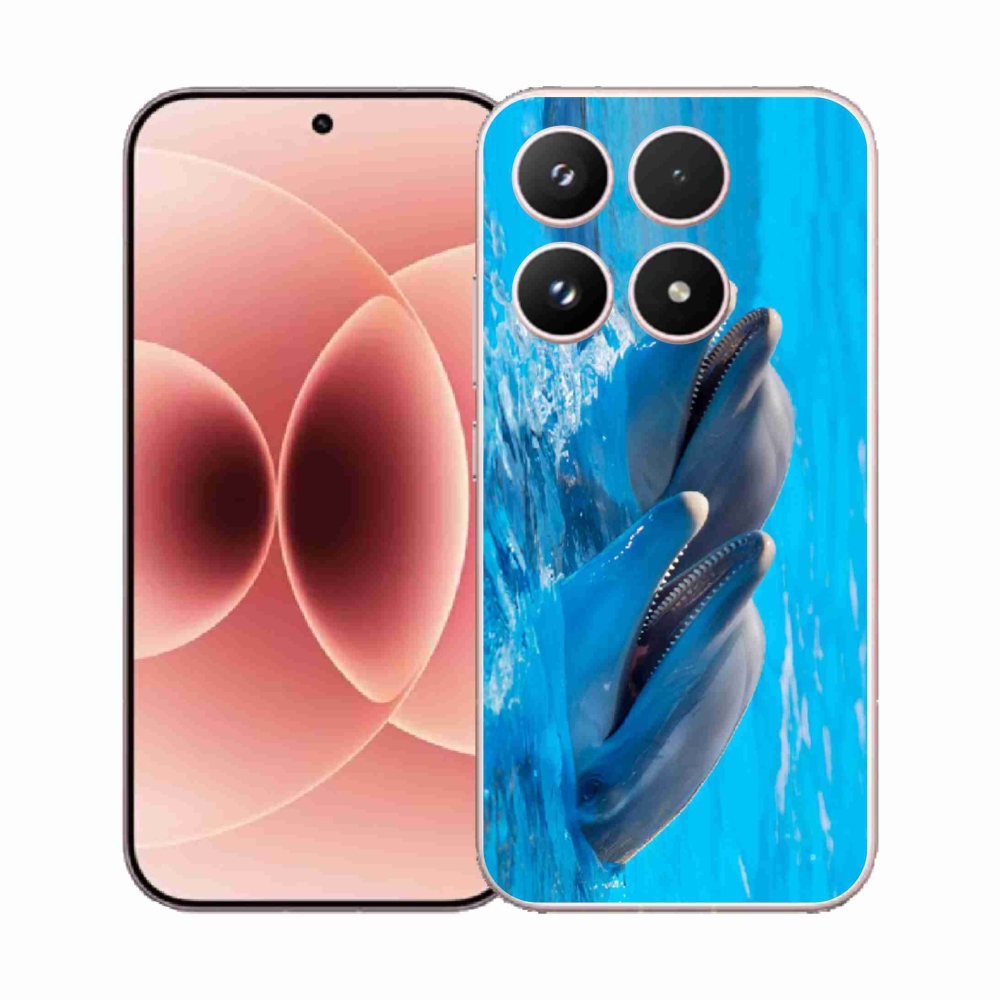Gélový kryt mmCase na Xiaomi 17 - delfíny