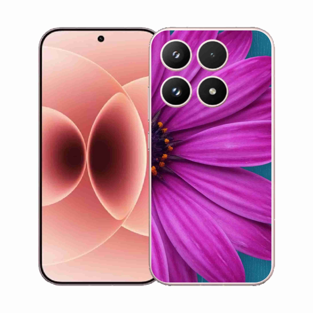 Gélový kryt mmCase na Xiaomi 17 - fialová margaréta