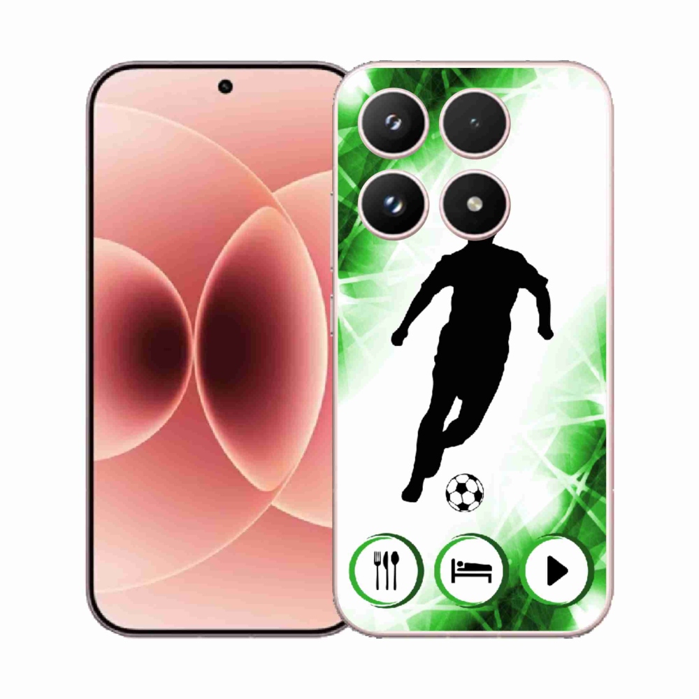 Gélový kryt mmCase na Xiaomi 17 - futbalista
