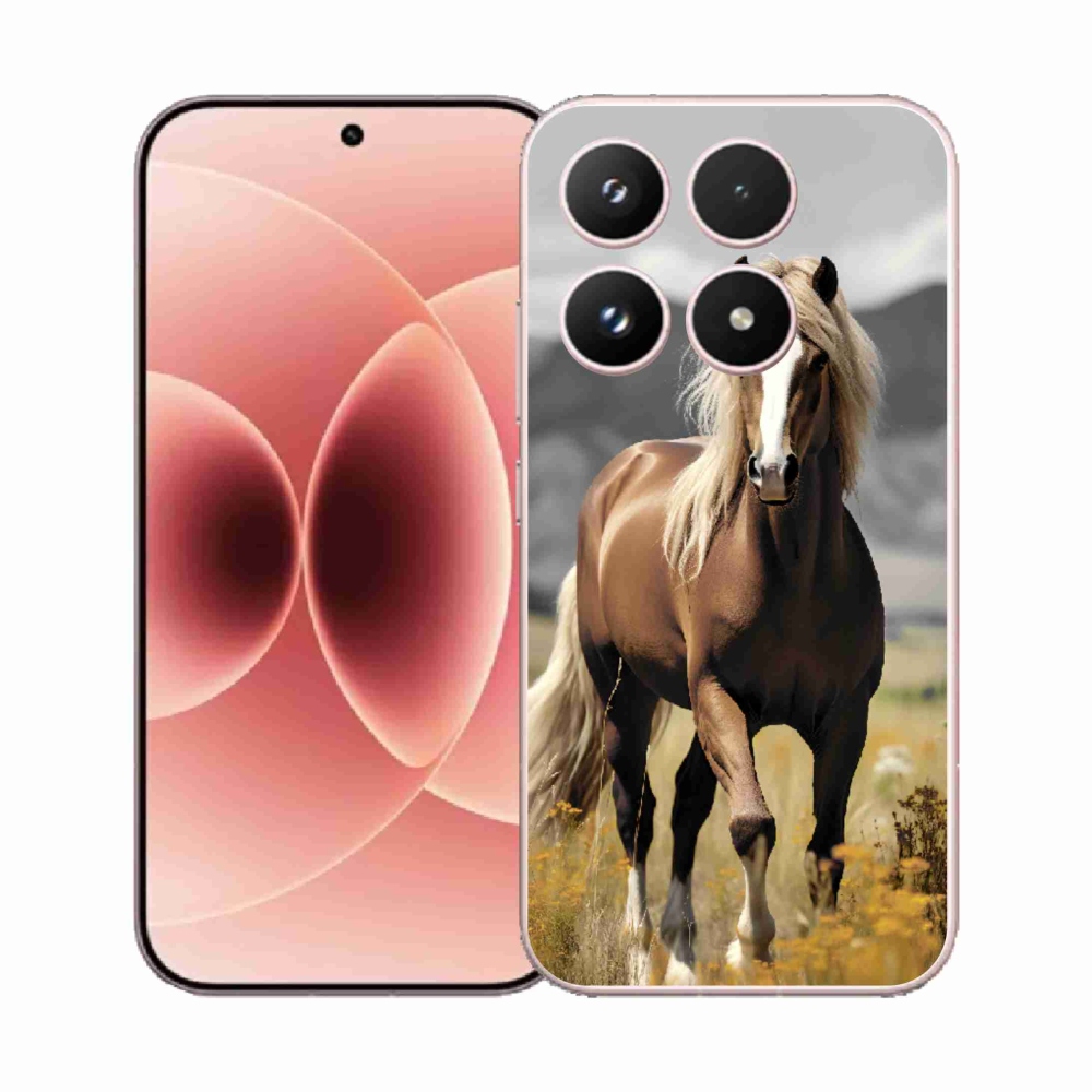 Gélový kryt mmCase na Xiaomi 17 - hnedý kôň 1