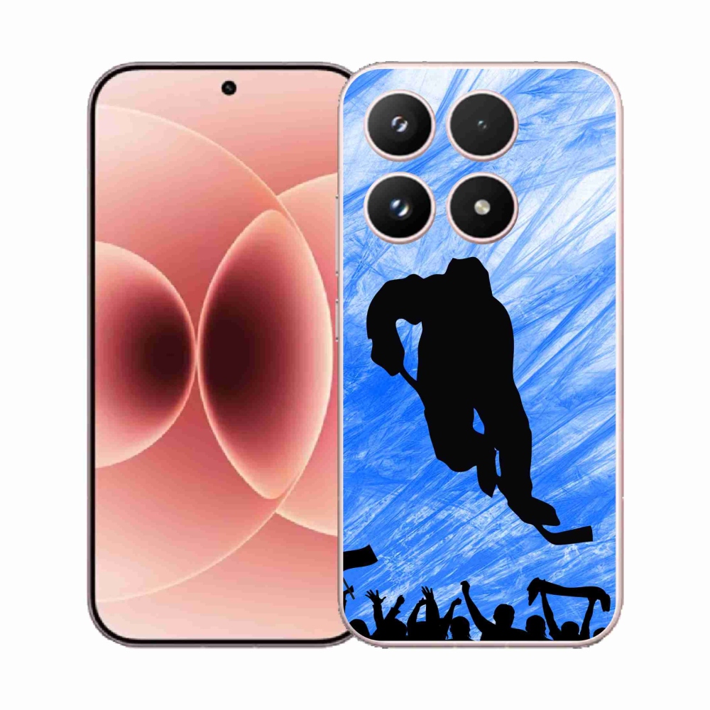 Gélový kryt mmCase na Xiaomi 17 - hokejový hráč