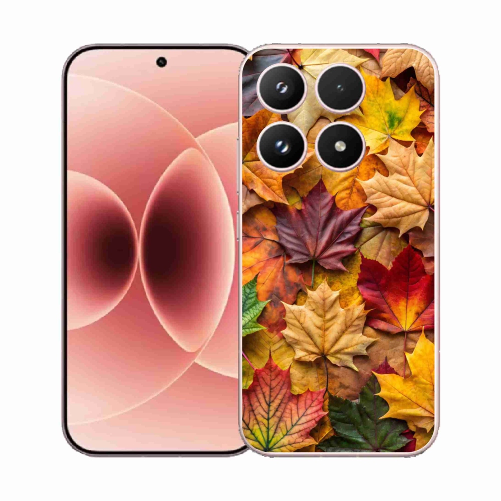 Gélový kryt mmCase na Xiaomi 17 - javorové listy 2