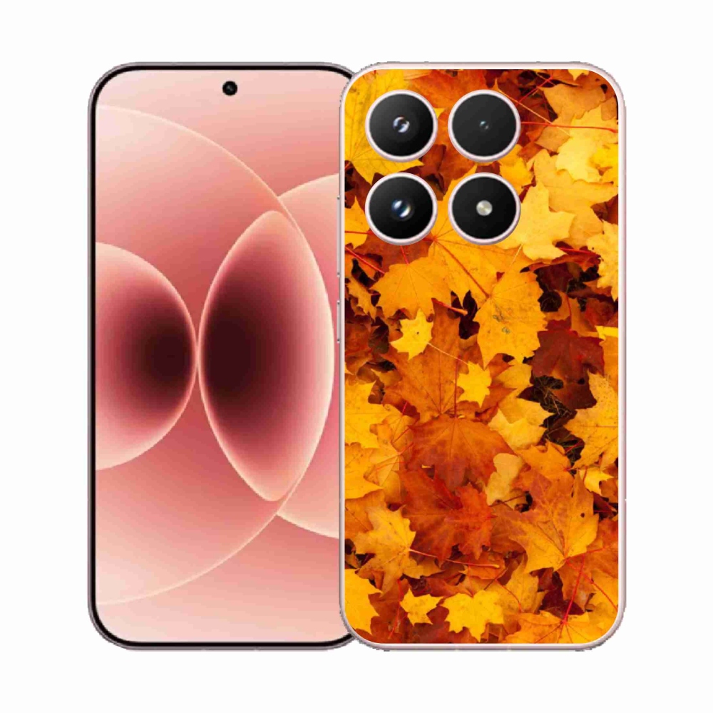 Gélový kryt mmCase na Xiaomi 17 - javorové listy