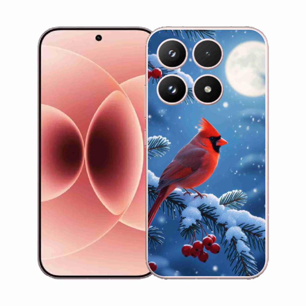 Gélový kryt mmCase na Xiaomi 17 - kardinál červený