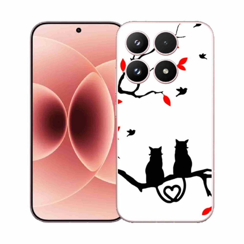 Gélový kryt mmCase na Xiaomi 17 - mačacia láska