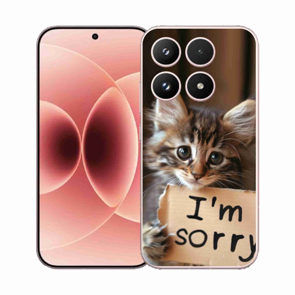 Gélový kryt mmCase na Xiaomi 17 - mačacie ospravedlnenie