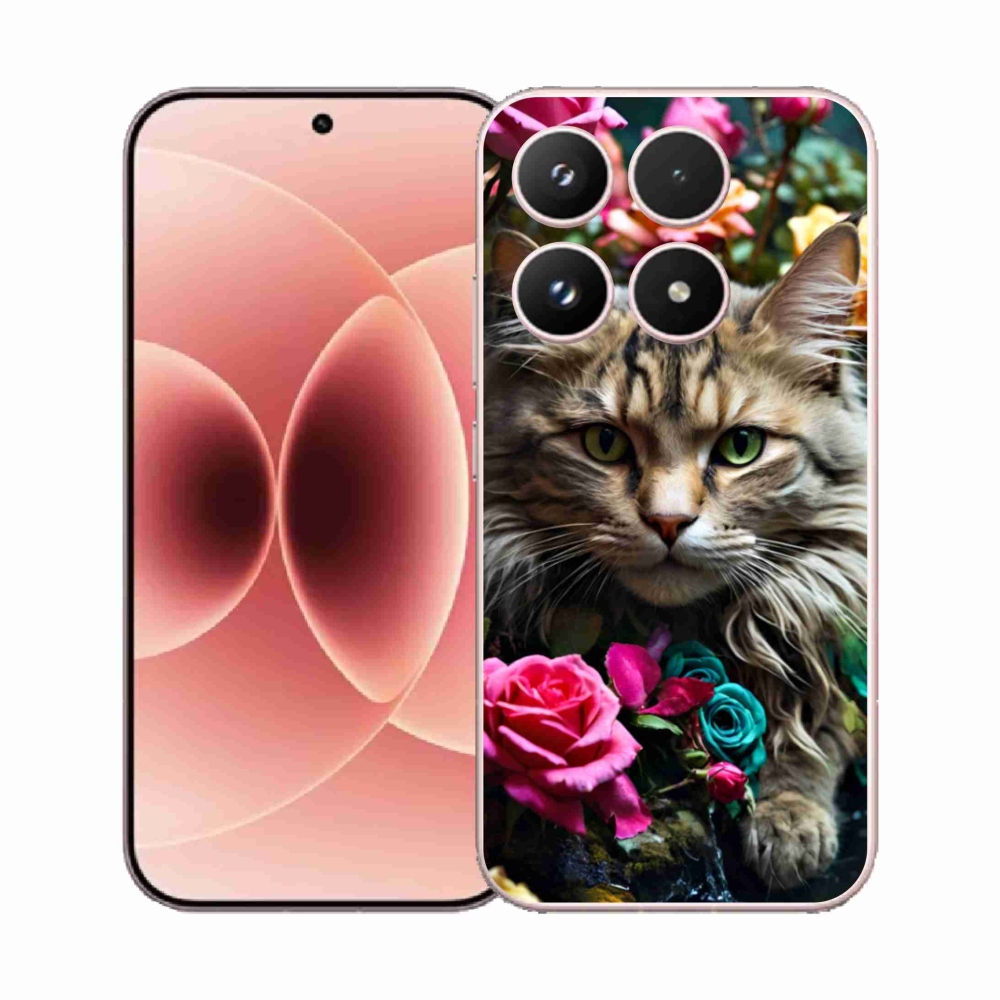 Gélový kryt mmCase na Xiaomi 17 - mačacie pohľad 2