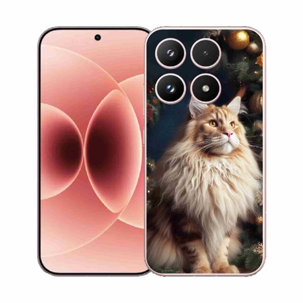 Gélový kryt mmCase na Xiaomi 17 - mačka pri stromčeku