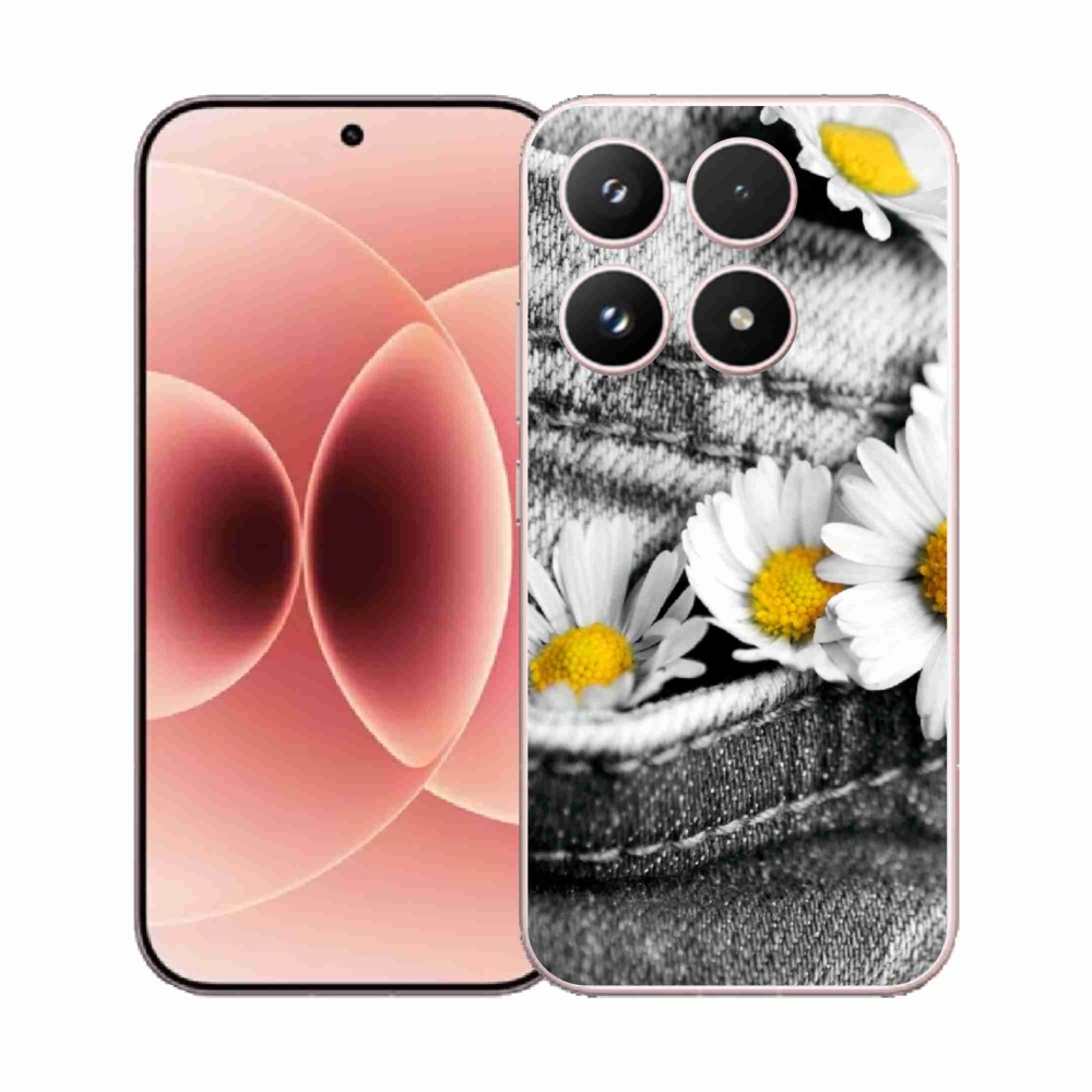 Gélový kryt mmCase na Xiaomi 17 - margarétky