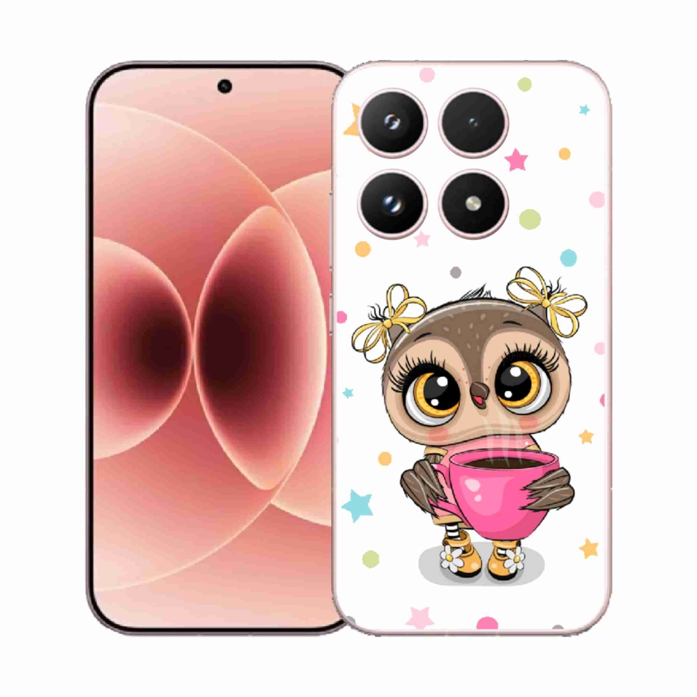 Gélový kryt mmCase na Xiaomi 17 - kreslená sovička