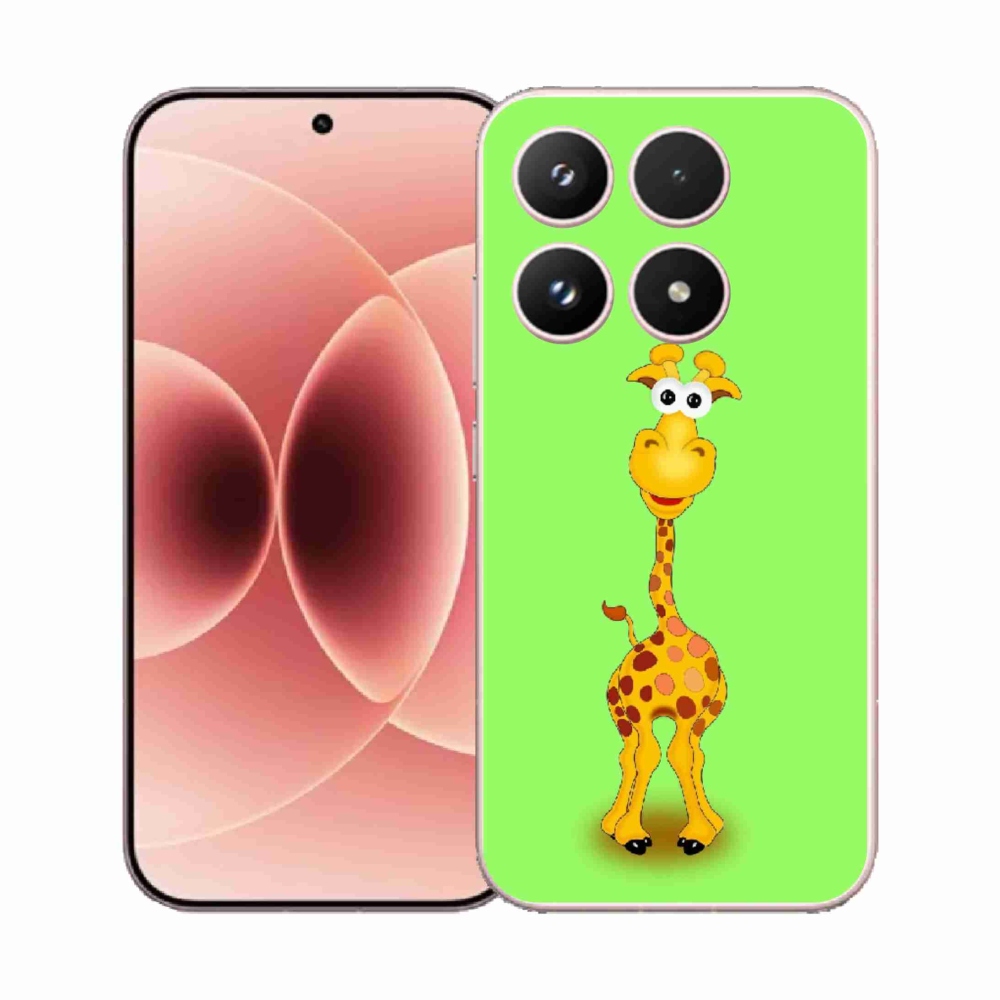 Gélový kryt mmCase na Xiaomi 17 - kreslená žirafa