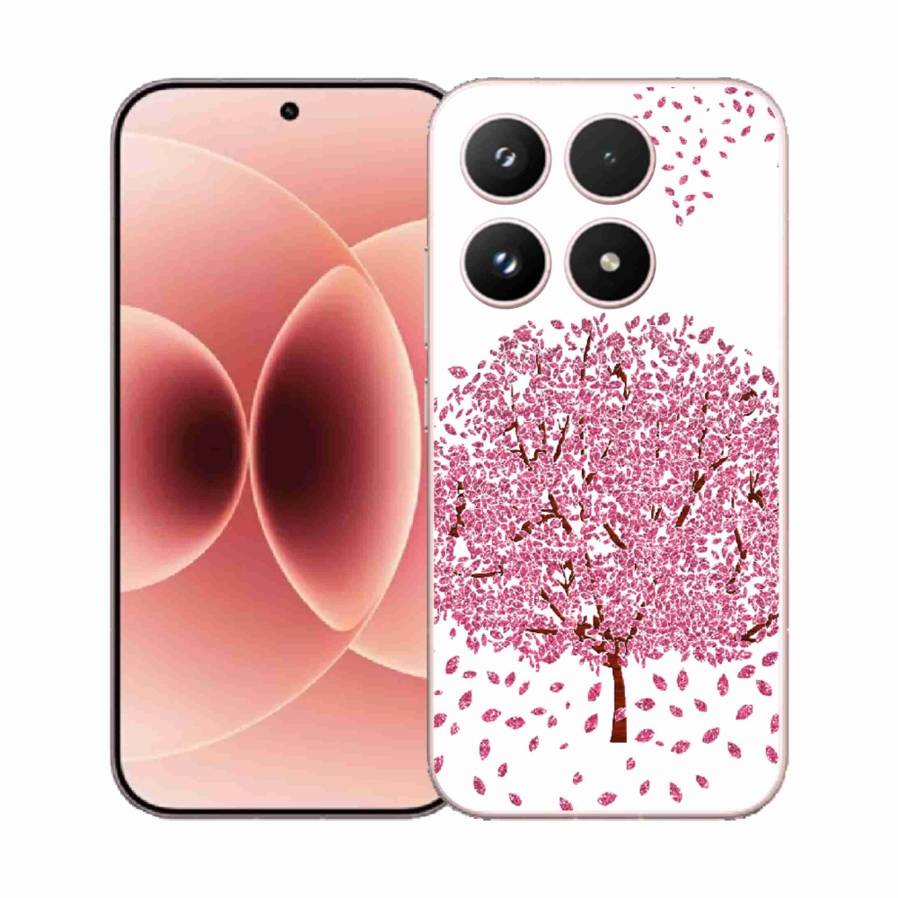 Gélový kryt mmCase na Xiaomi 17 - kreslený strom s listami