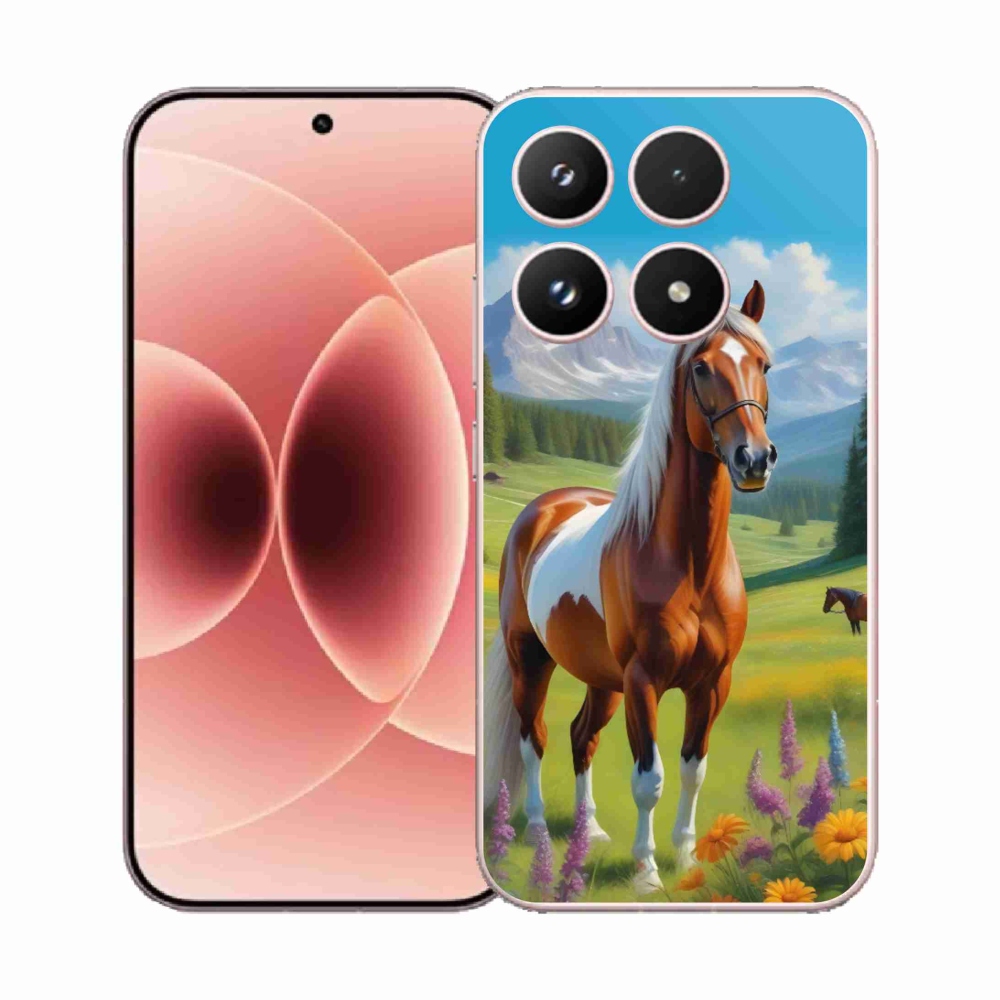 Gélový kryt mmCase na Xiaomi 17 - kôň na lúke