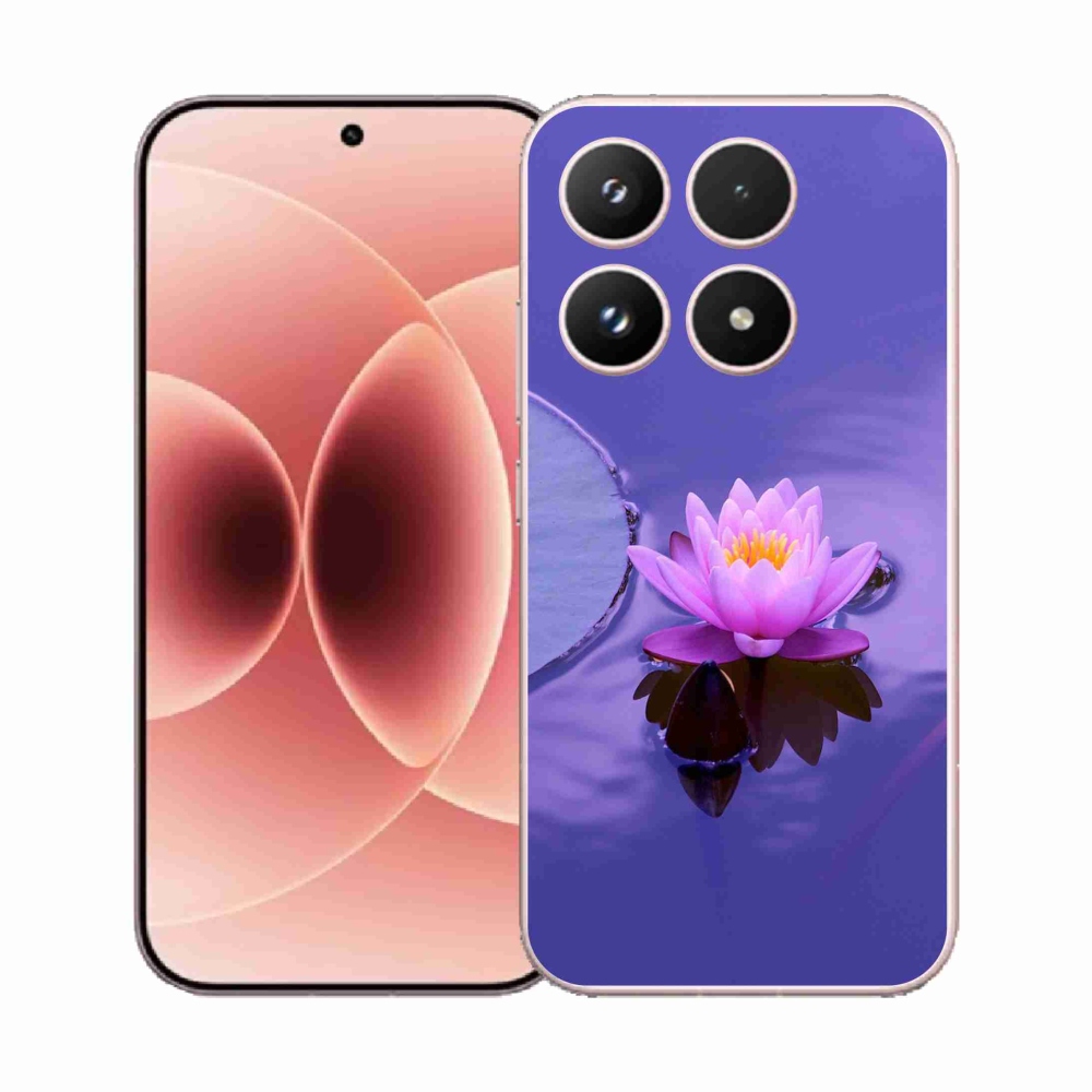 Gélový kryt mmCase na Xiaomi 17 - kvet na hladine