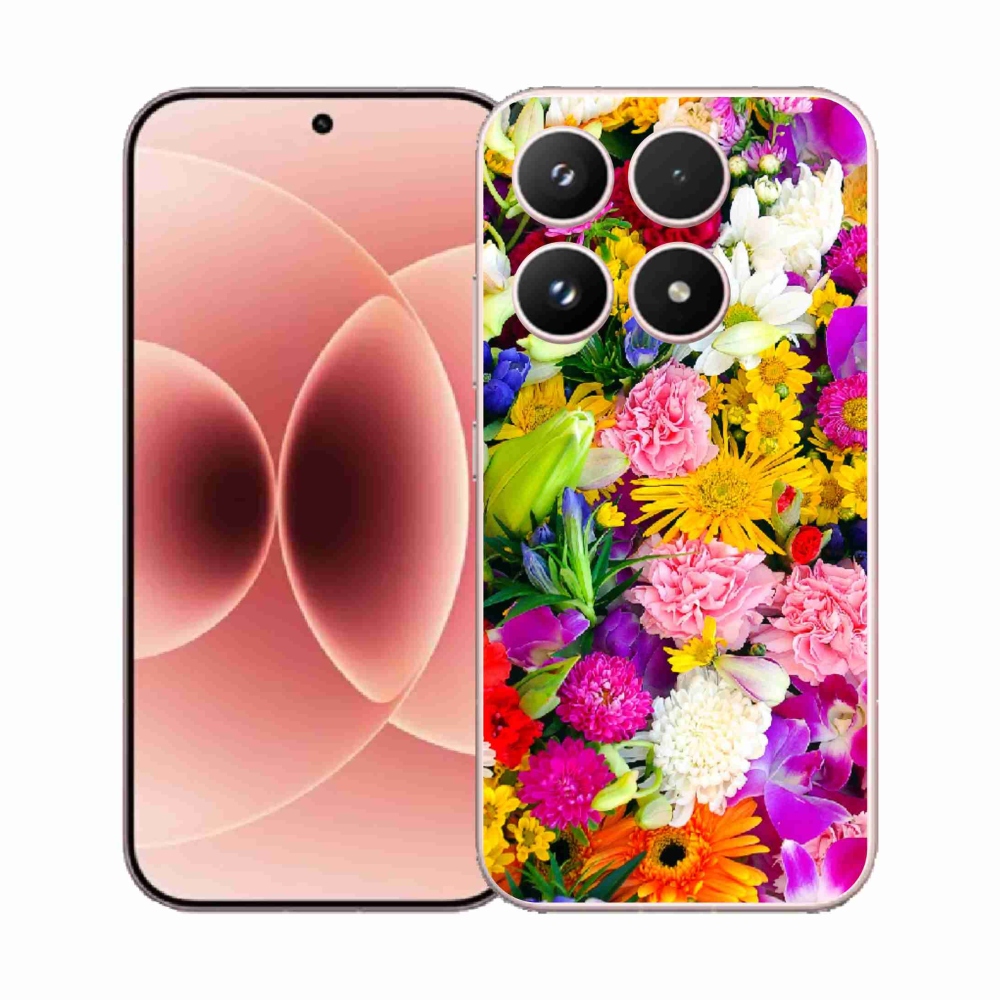 Gélový kryt mmCase na Xiaomi 17 - kvety 12