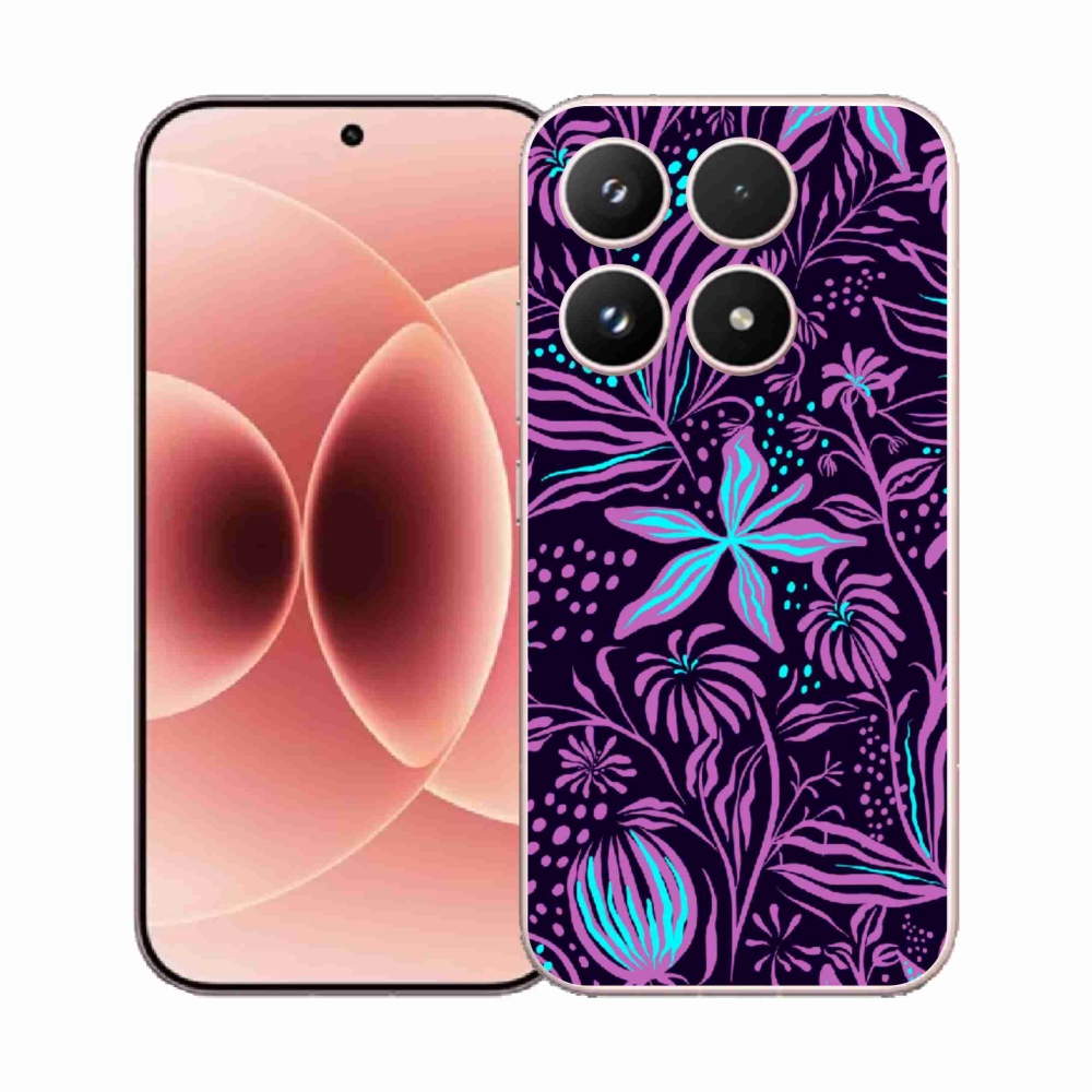 Gélový kryt mmCase na Xiaomi 17 - kvety 2