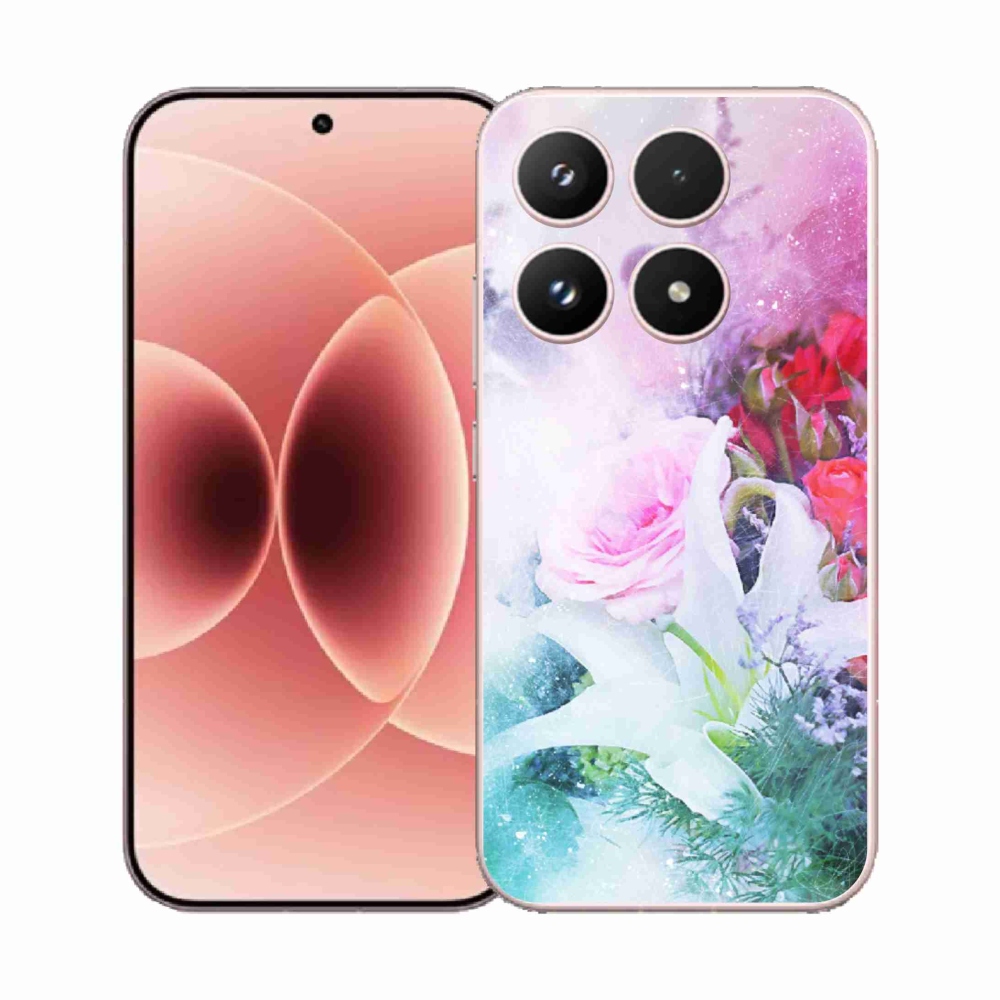 Gélový kryt mmCase na Xiaomi 17 - kvety 4