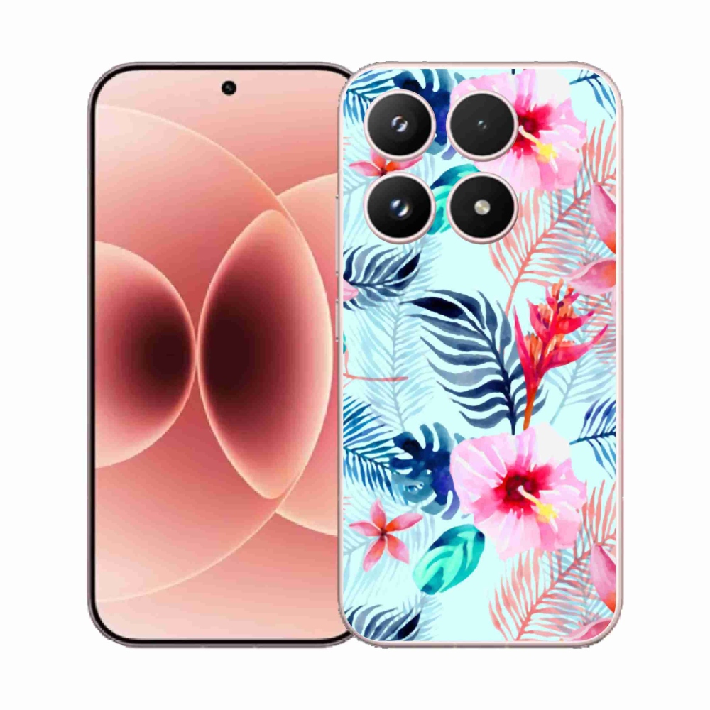 Gélový kryt mmCase na Xiaomi 17 - kvety