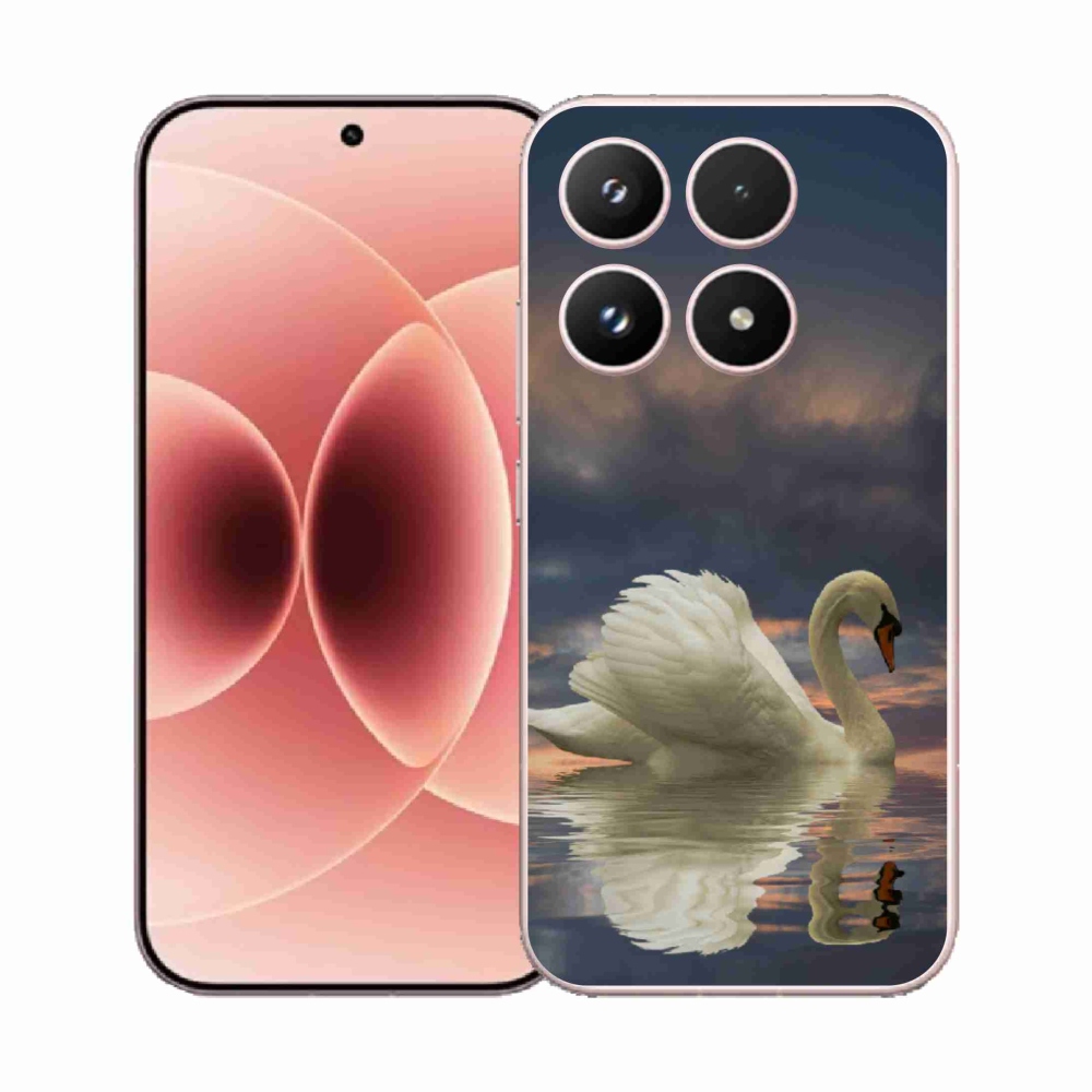 Gélový kryt mmCase na Xiaomi 17 - labuť