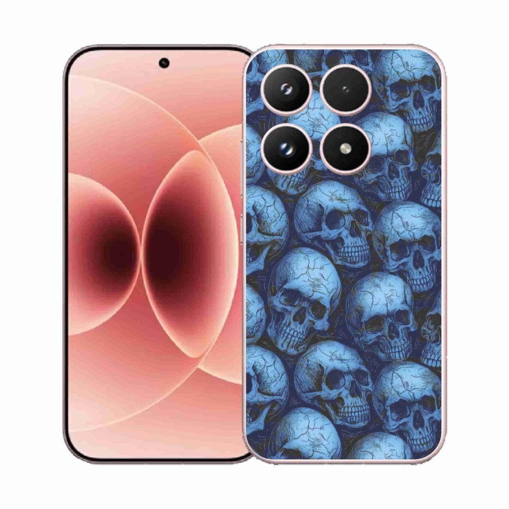 Gélový kryt mmCase na Xiaomi 17 - lebky