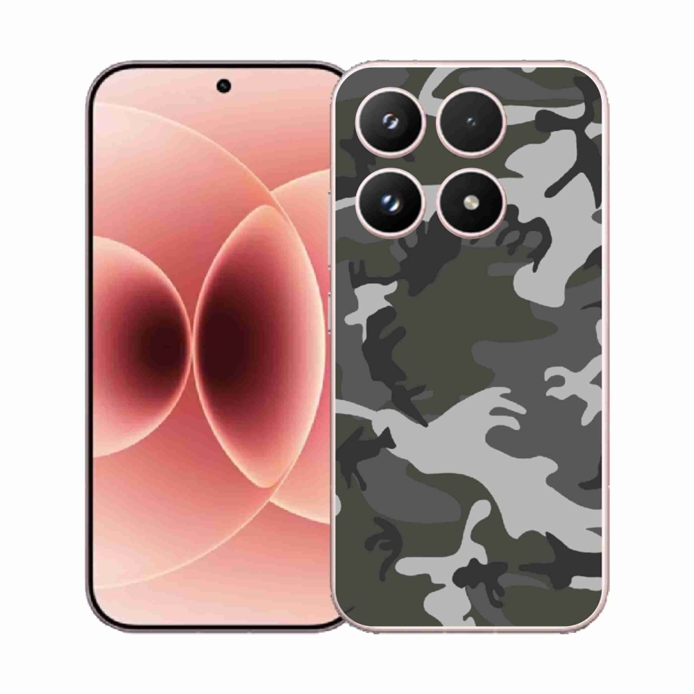 Gélový kryt mmCase na Xiaomi 17 - maskáčový vzor