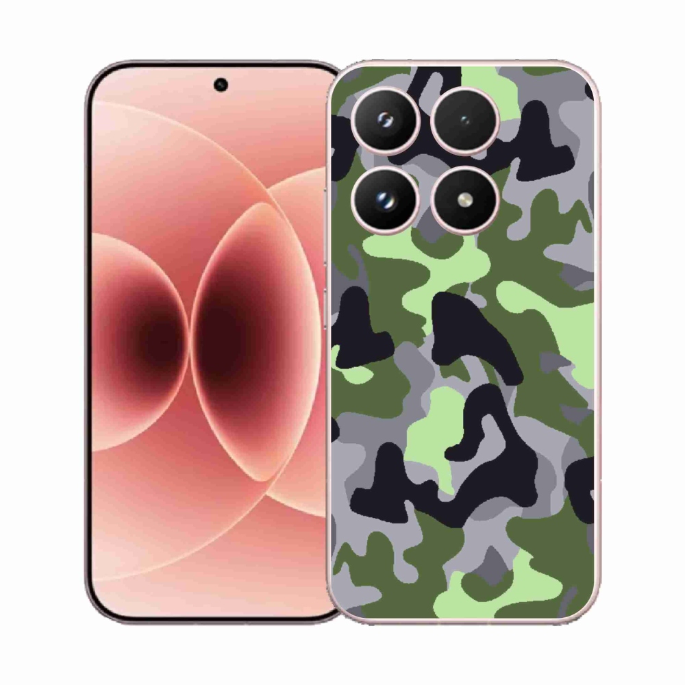 Gélový kryt mmCase na Xiaomi 17 - maskáčový vzor 7