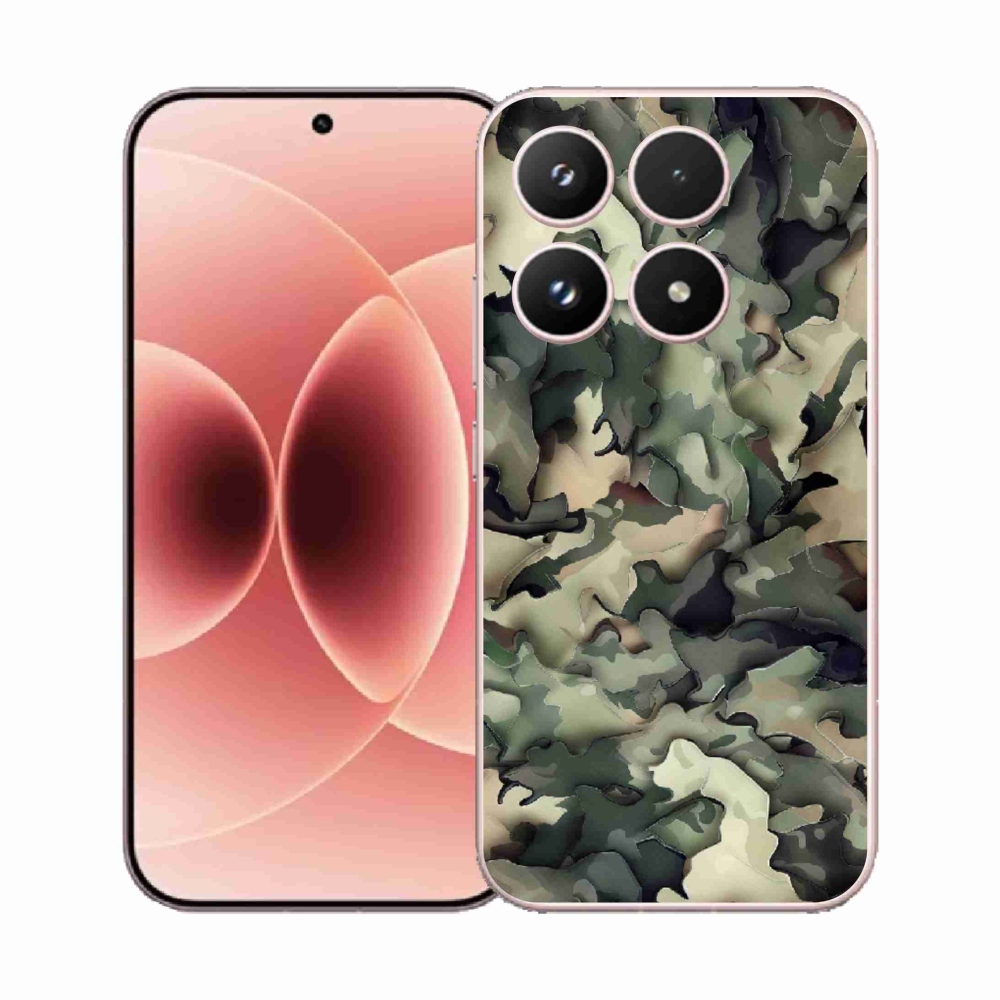 Gélový kryt mmCase na Xiaomi 17 - maskáčový vzor 9