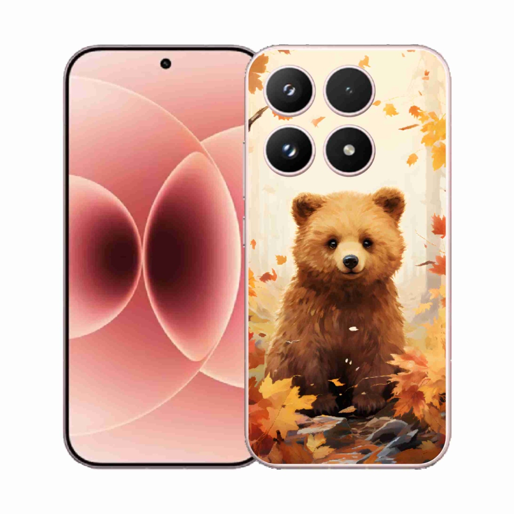 Gélový kryt mmCase na Xiaomi 17 - medveď v lese