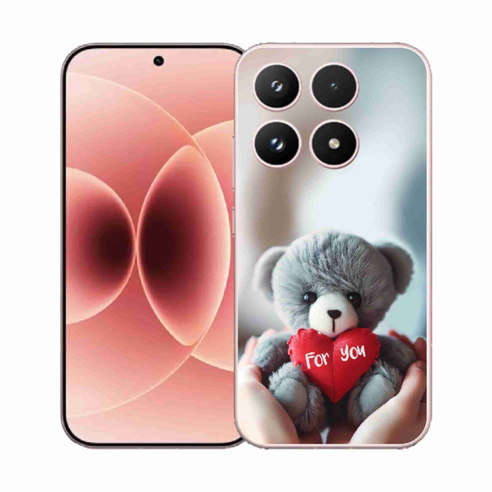 Gélový kryt mmCase na Xiaomi 17 - medvedík pre zamilovaných
