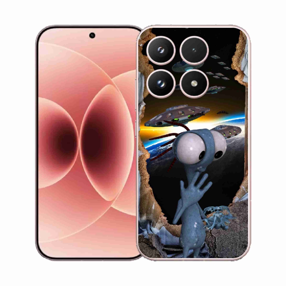 Gélový kryt mmCase na Xiaomi 17 - mimozemšťan