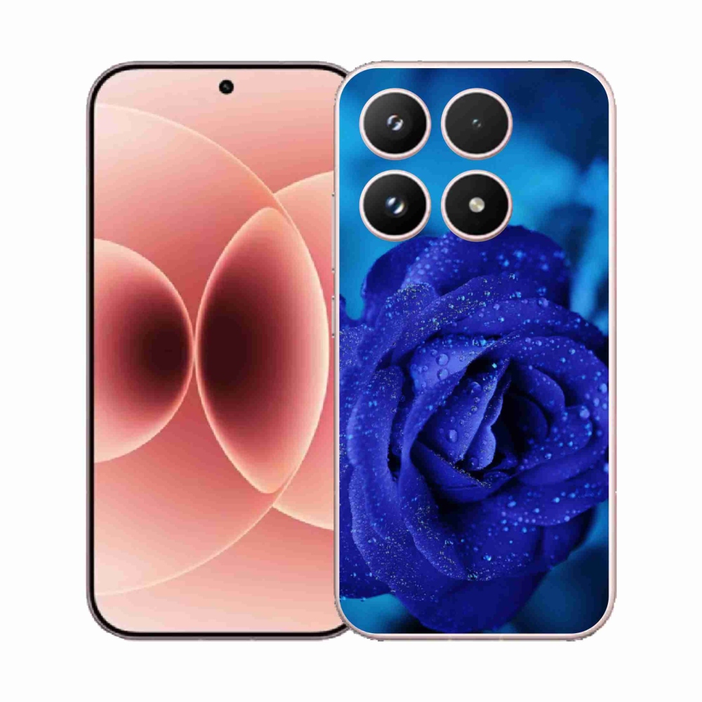 Gélový kryt mmCase na Xiaomi 17 - modrá ruža