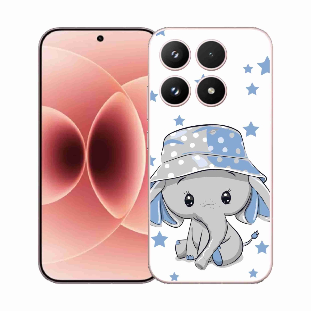 Gélový kryt mmCase na Xiaomi 17 - modrý slon