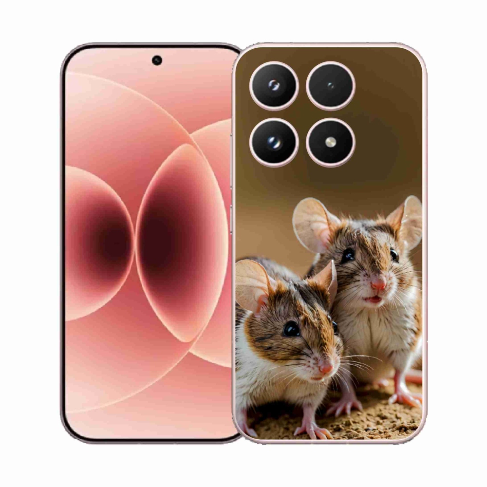 Gélový kryt mmCase na Xiaomi 17 - myší duo