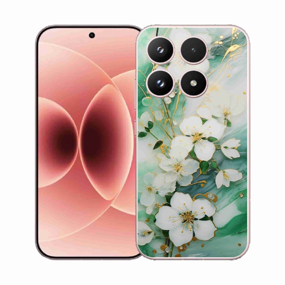 Gélový kryt mmCase na Xiaomi 17 - nežné kvety