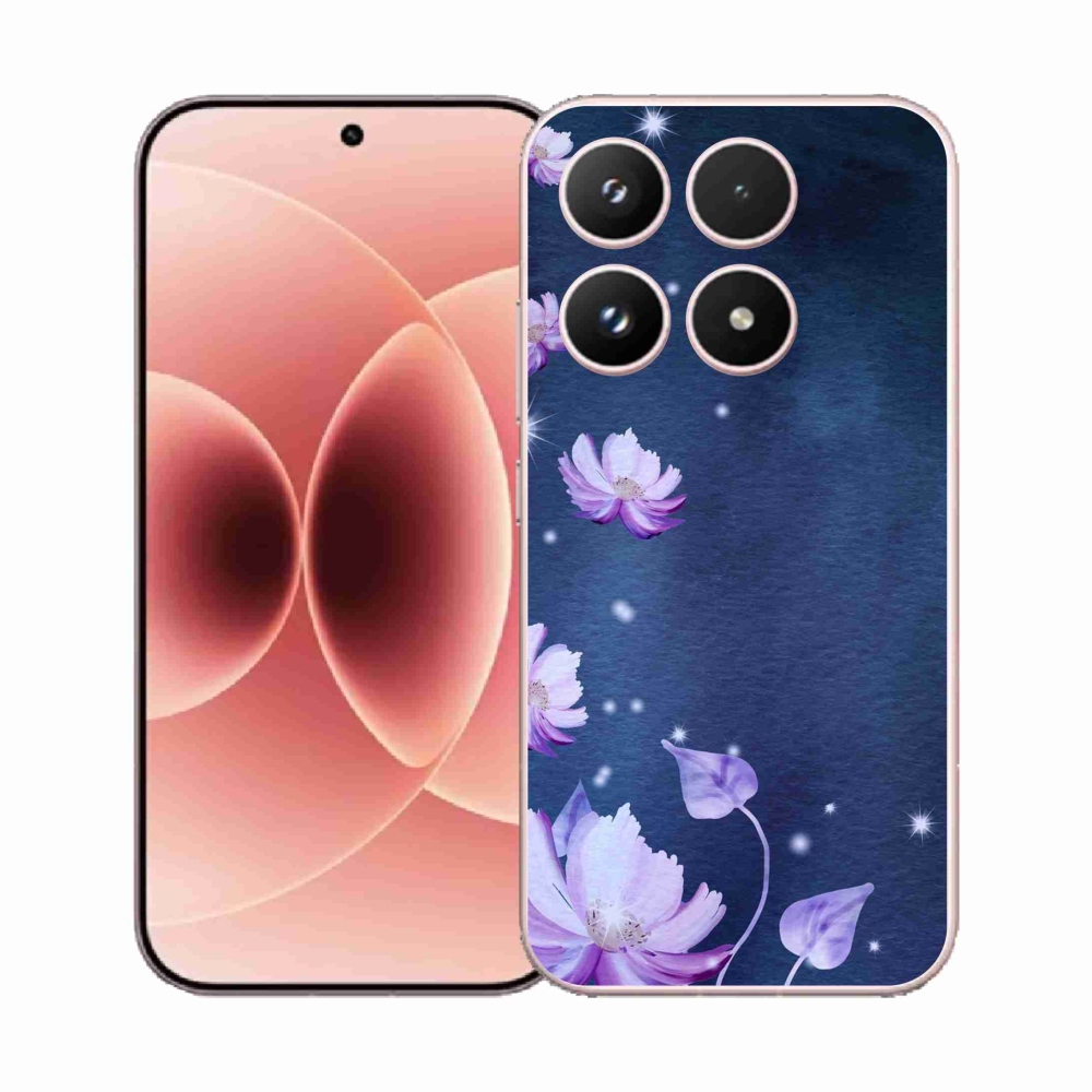 Gélový kryt mmCase na Xiaomi 17 - padajúce kvety