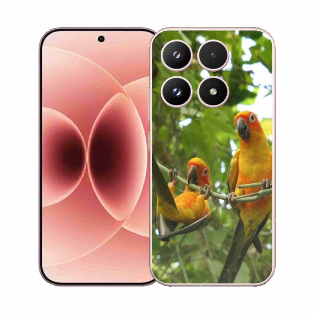 Gélový kryt mmCase na Xiaomi 17 - papagáje aratingy