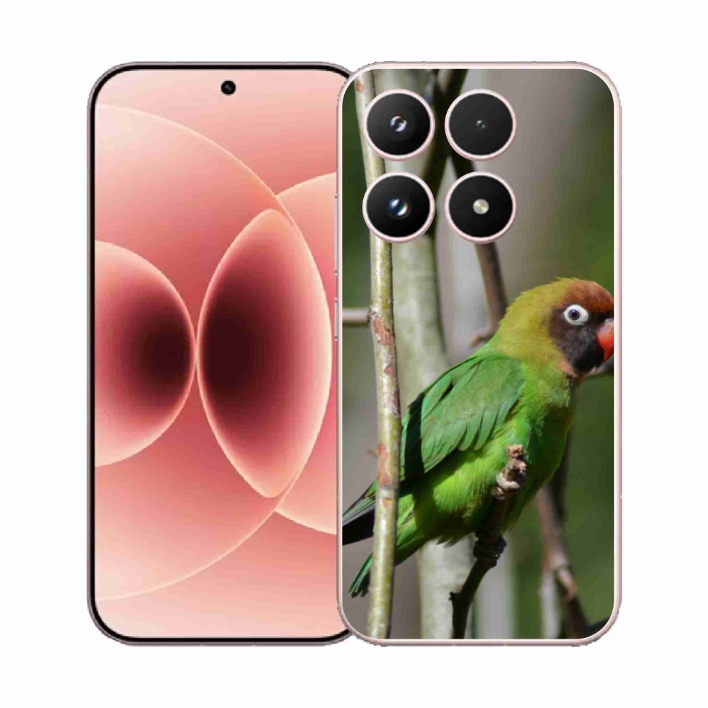 Gélový kryt mmCase na Xiaomi 17 - papagáj agapornis