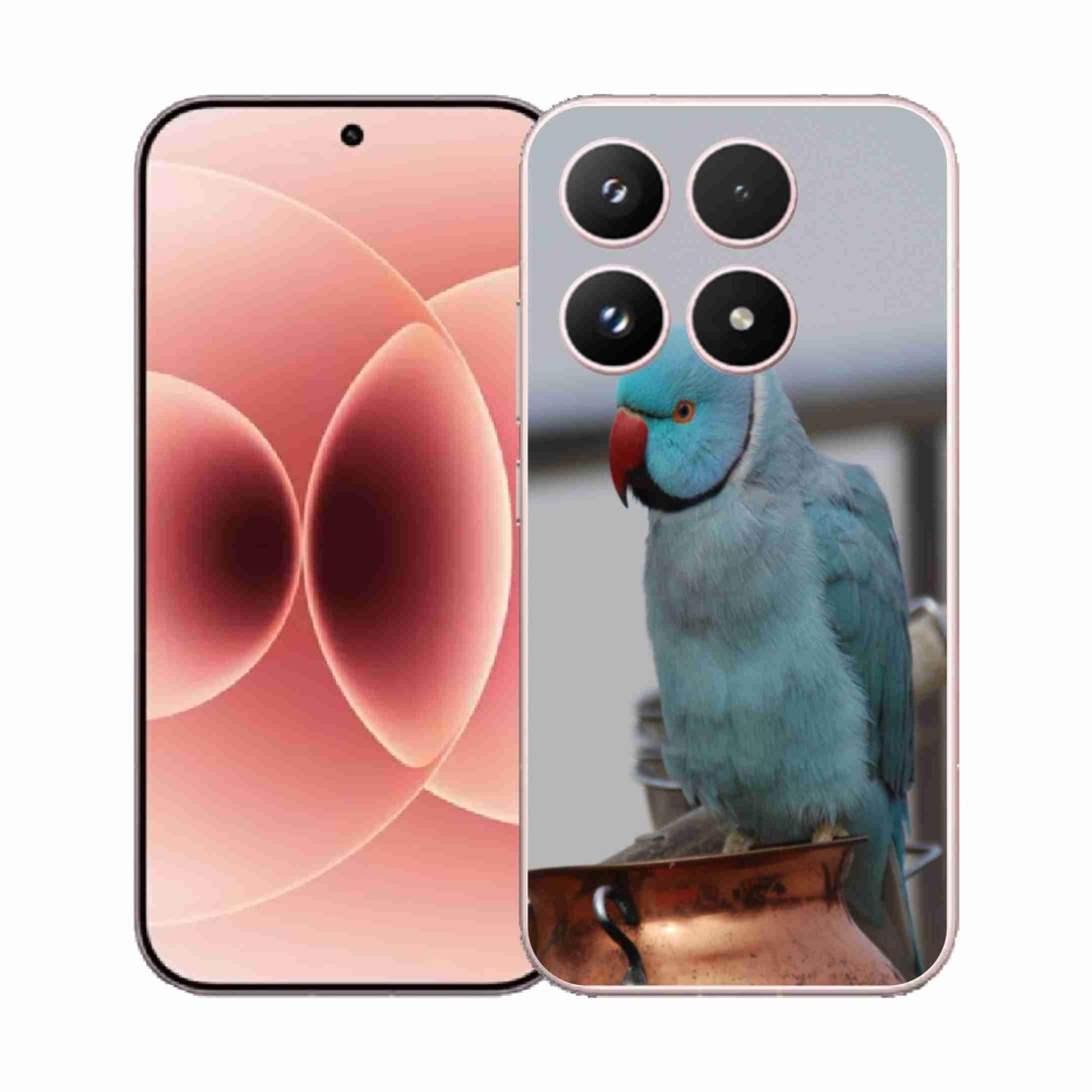 Gélový kryt mmCase na Xiaomi 17 - papagáj alexander modrý