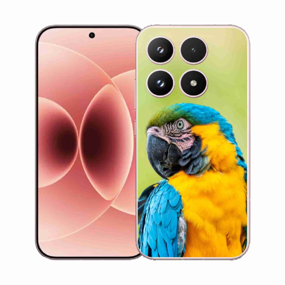 Gélový kryt mmCase na Xiaomi 17 - papagáj ara 2