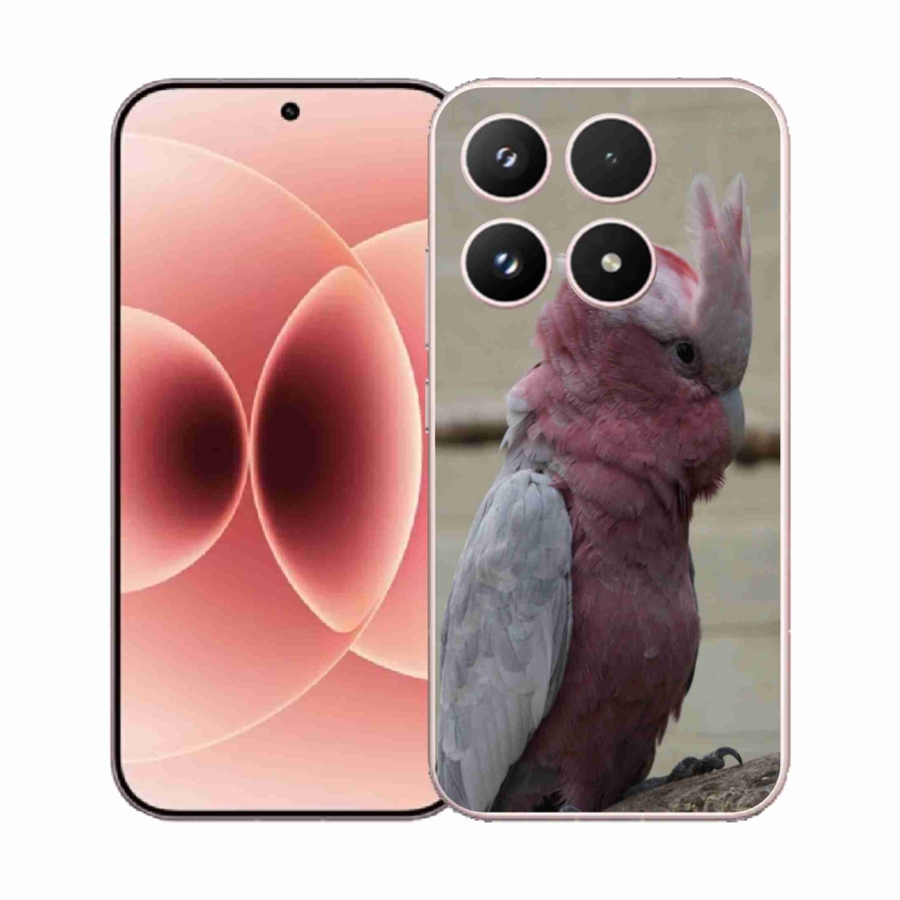 Gélový kryt mmCase na Xiaomi 17 - papagáj kakadu ružový