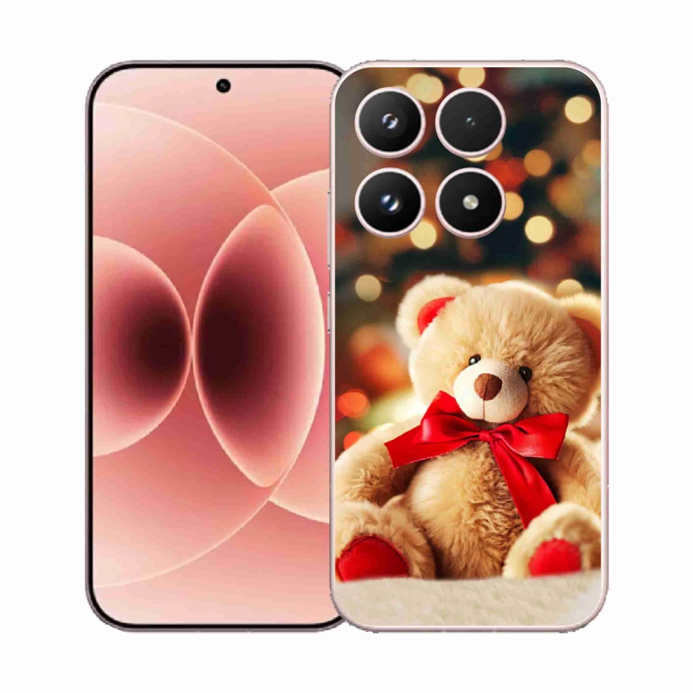 Gélový kryt mmCase na Xiaomi 17 - plyšový medvedík
