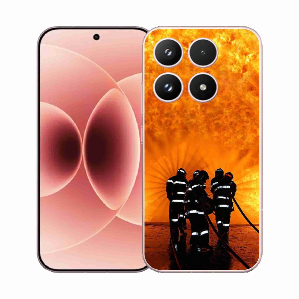 Gélový kryt mmCase na Xiaomi 17 - požiar