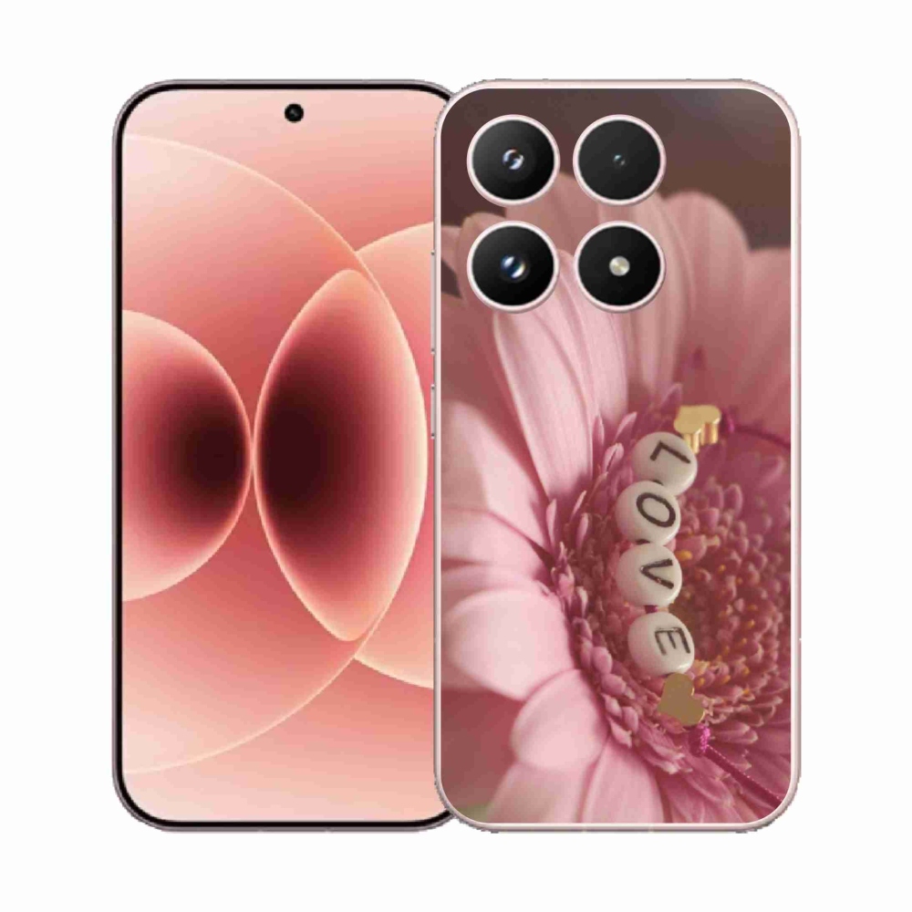 Gélový kryt mmCase na Xiaomi 17 - prívesok love